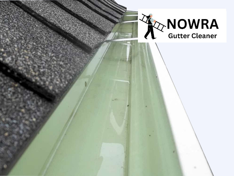 
Photo of Nowra gutter, looking pristine after meticulous maintenance