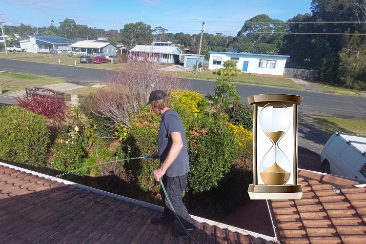 
nowra`s gutter cleaner increases life through thorough rinsing.