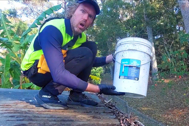 
Using a bucket is a key component of nowra gutter cleaning.