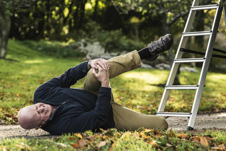 
During gutter maintenance, a person unfortunately falls off a ladder in nowra.